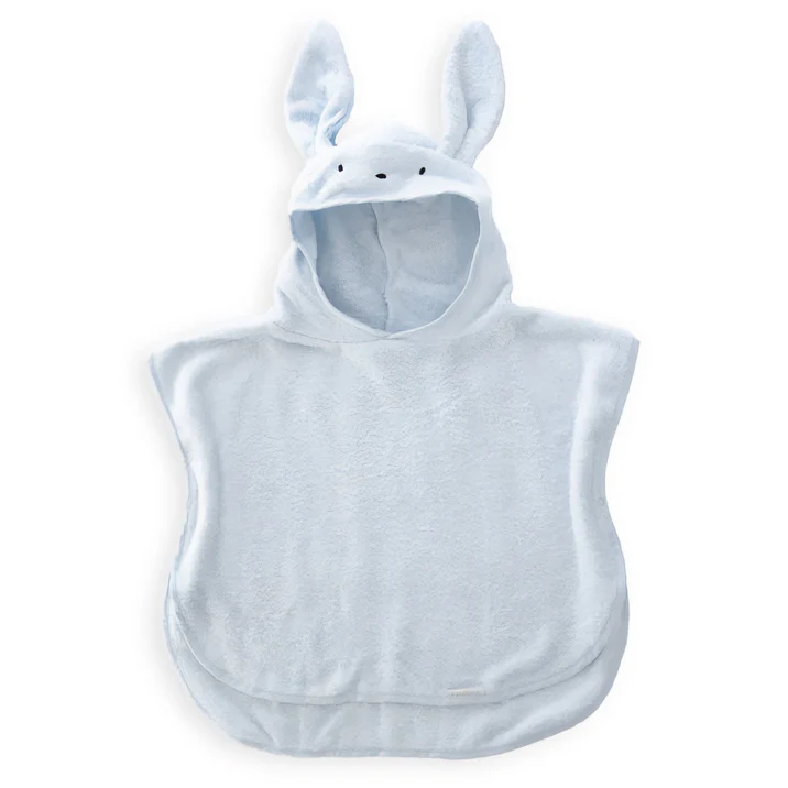 Poncho da Bagno Bambino in Spugna di Bambù Organico - Terry