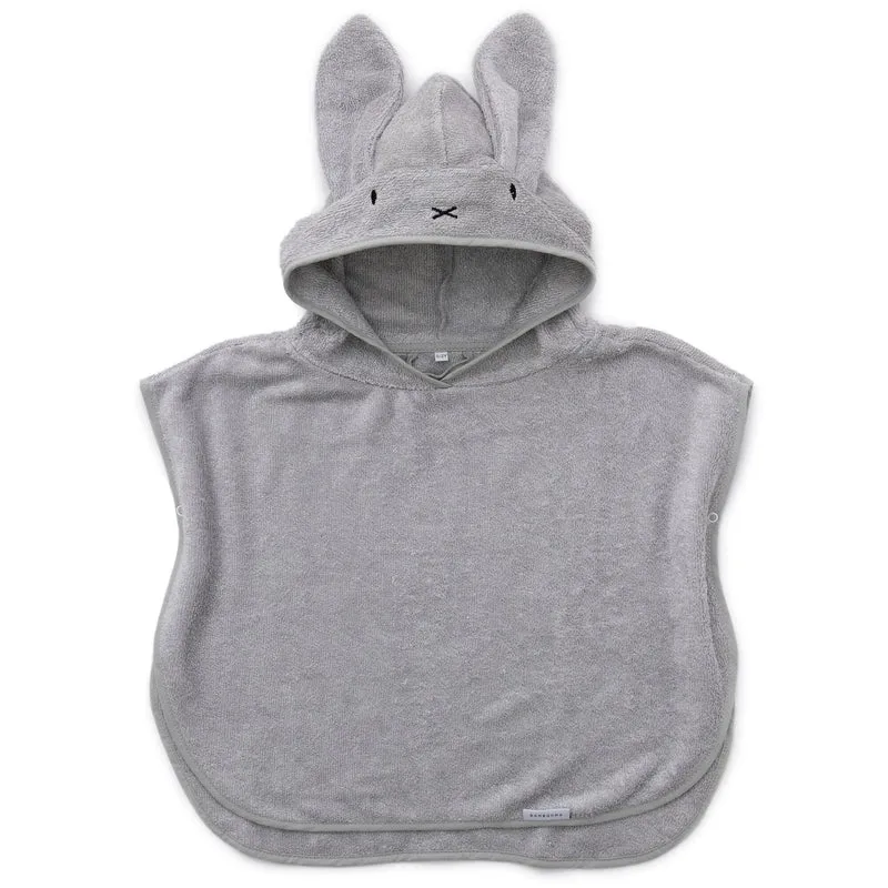 Poncho da Bagno Bambino in Spugna di Bambù Organico - Terry
