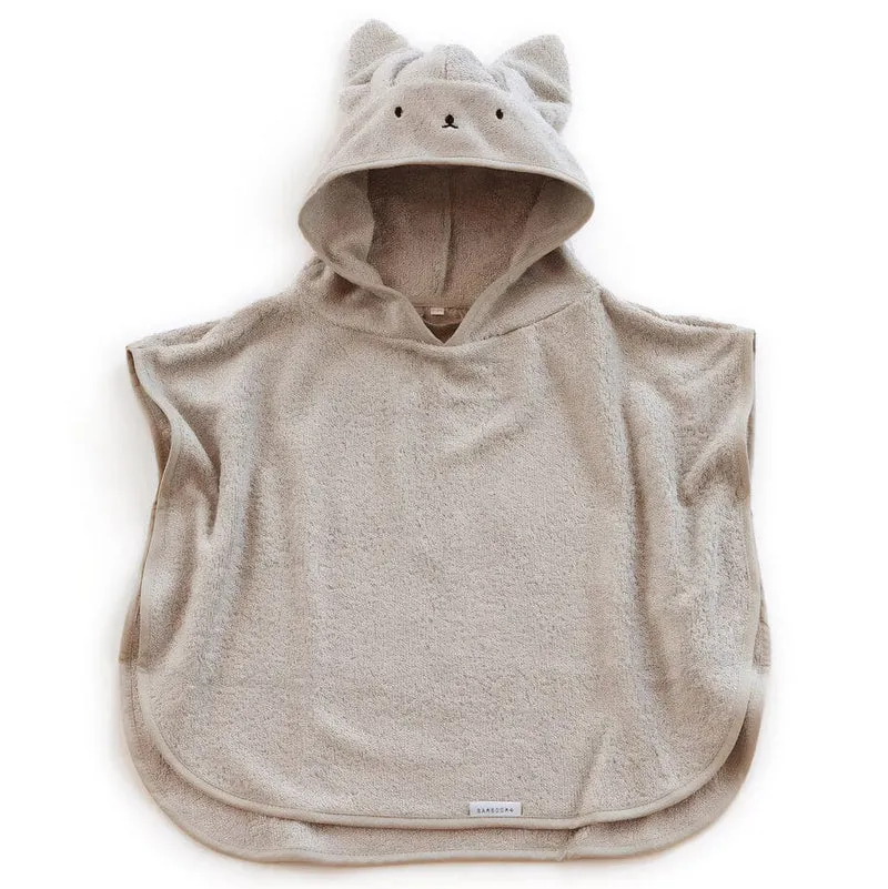 Poncho da Bagno Bambino in Spugna di Bambù Organico - Terry
