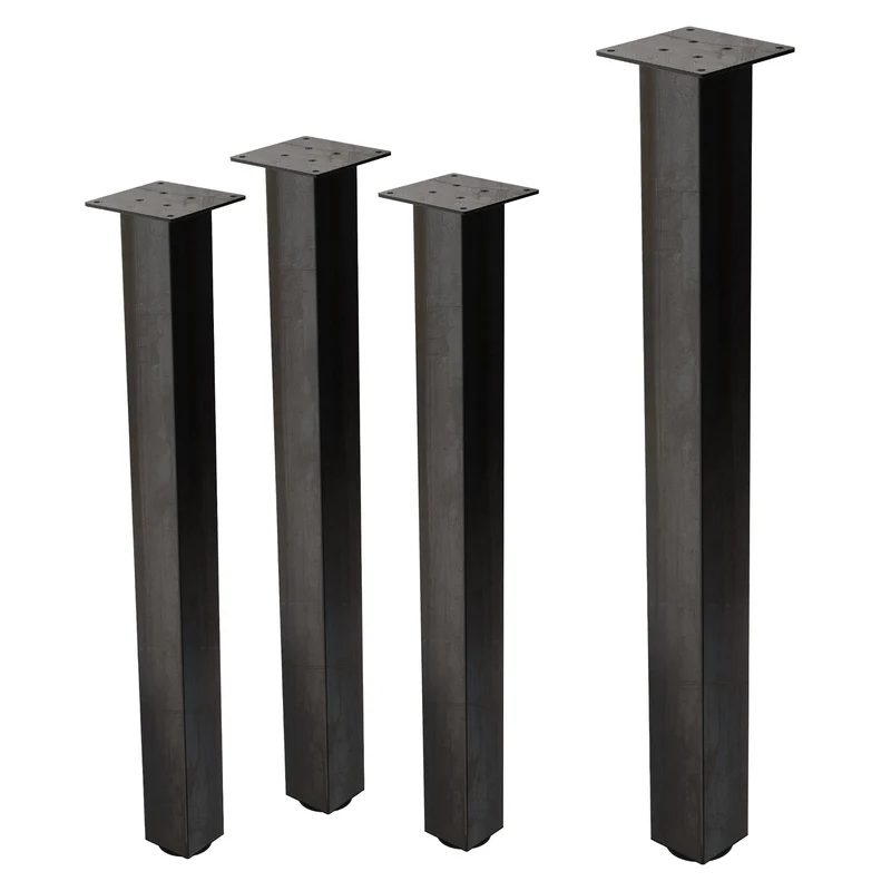 Tischbeine Tischgestell 4er Set I-Design aus Stahl ML-Design
