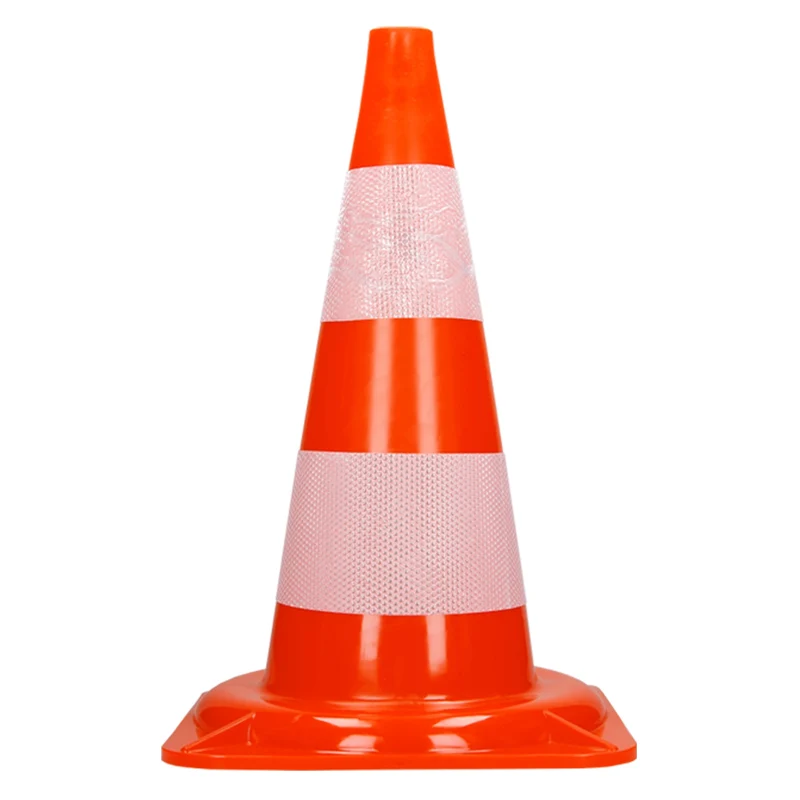 12er Set Verkehrskegel Pylone Warnkegel Verkehrshütchen 47 cm Orange/Weiß