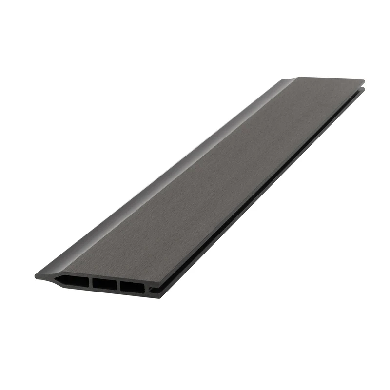 WPC Quadratelement Sichtschutz aus 13 Paneelen Grau 170x175x170 cm ML-Design