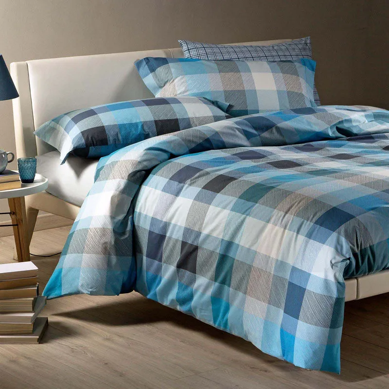 Copripiumino con federe scotland Tartan Club in Cotone