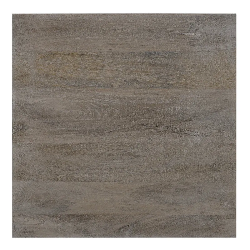 Beistelltisch Ø 45x55 cm Grau aus Mangoholz WOMO-Design