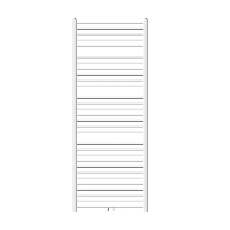 Badheizkörper Sahara 750x1800 mm weiß gebogen mit Mittelanschluss