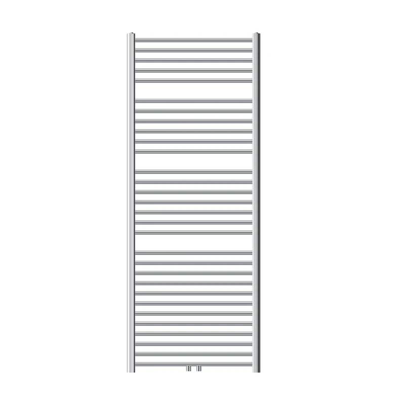 Badheizkörper Sahara 750x1800 mm Chrome gebogen mit Mittelanschluss LuxeBath