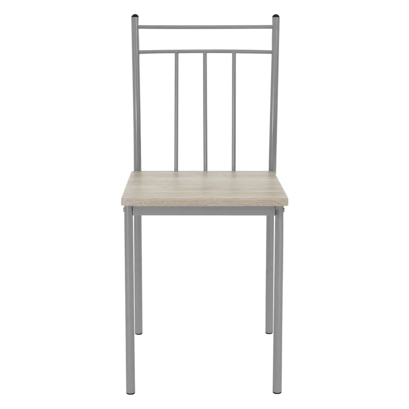 Essgruppe für 4 Personen 5-teilig mit Esstisch und 4 Stühlen Eiche hell aus Holz ML-Design