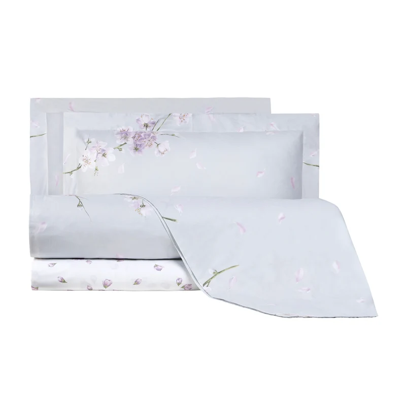 Completo Lenzuola cherry dream Floreale in Flanella