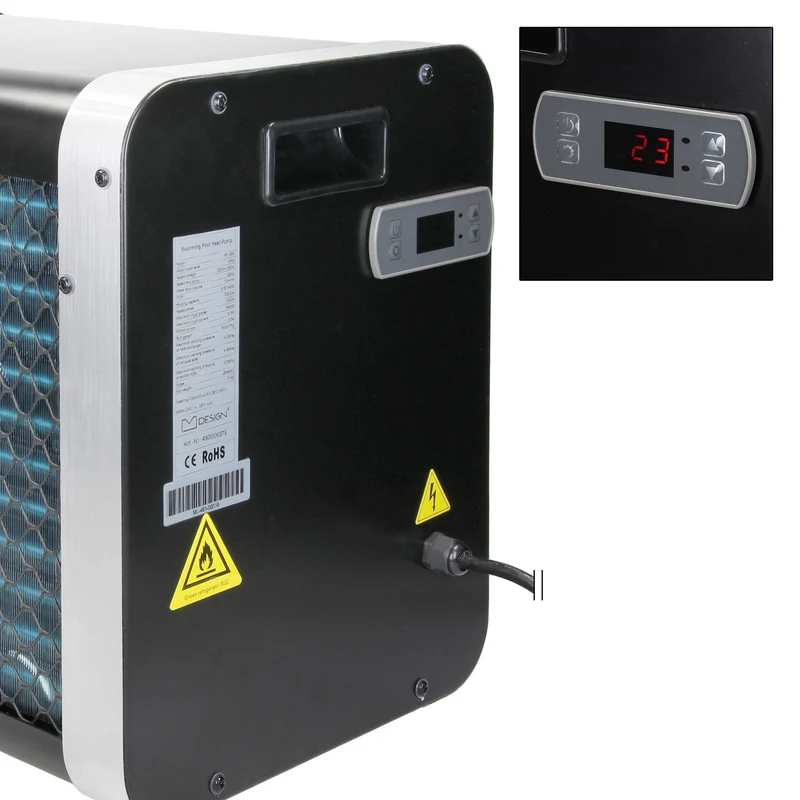 Pool Wärmepumpe bis 20.000L 3kW Heizleistung 220V ML-Design