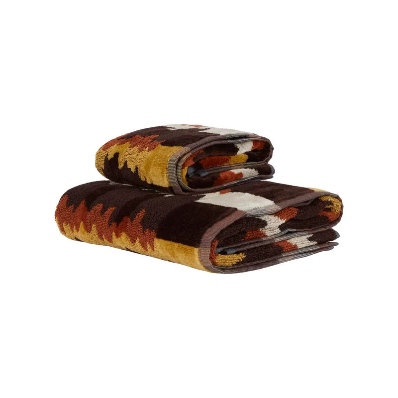 Asciugamano con Ospite milos Moderno in Spugna 450 gr/mq