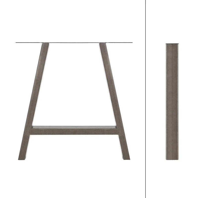 B-Ware Tischbeine Tischgestell 2er Set A-Design 70x72,5 cm Industrial aus Stahl