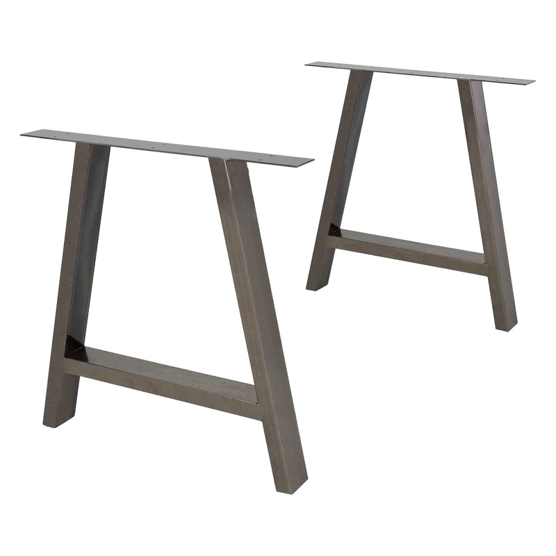 B-Ware Tischbeine Tischgestell 2er Set A-Design 70x72,5 cm Industrial aus Stahl