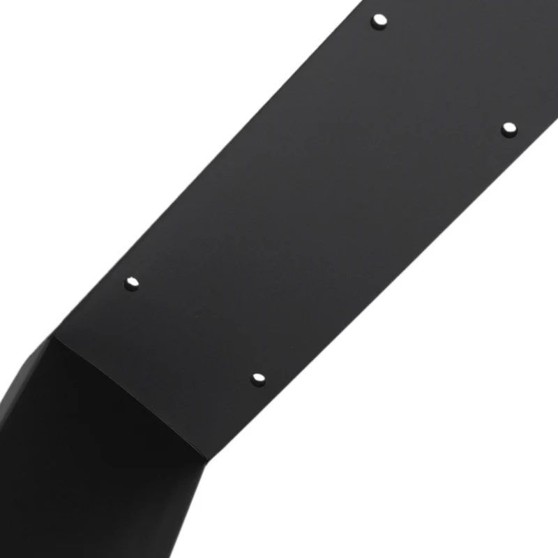 B-Ware Tischbeine Tischgestell 2er Set U-Design 60x72 cm Schwarz aus Stahl