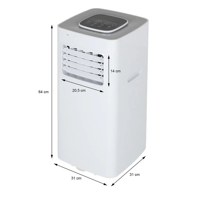 B-Ware Mobile Klimaanlage 4in1 Funktion 5000 BTU 1,5kW mit Fernbedienung