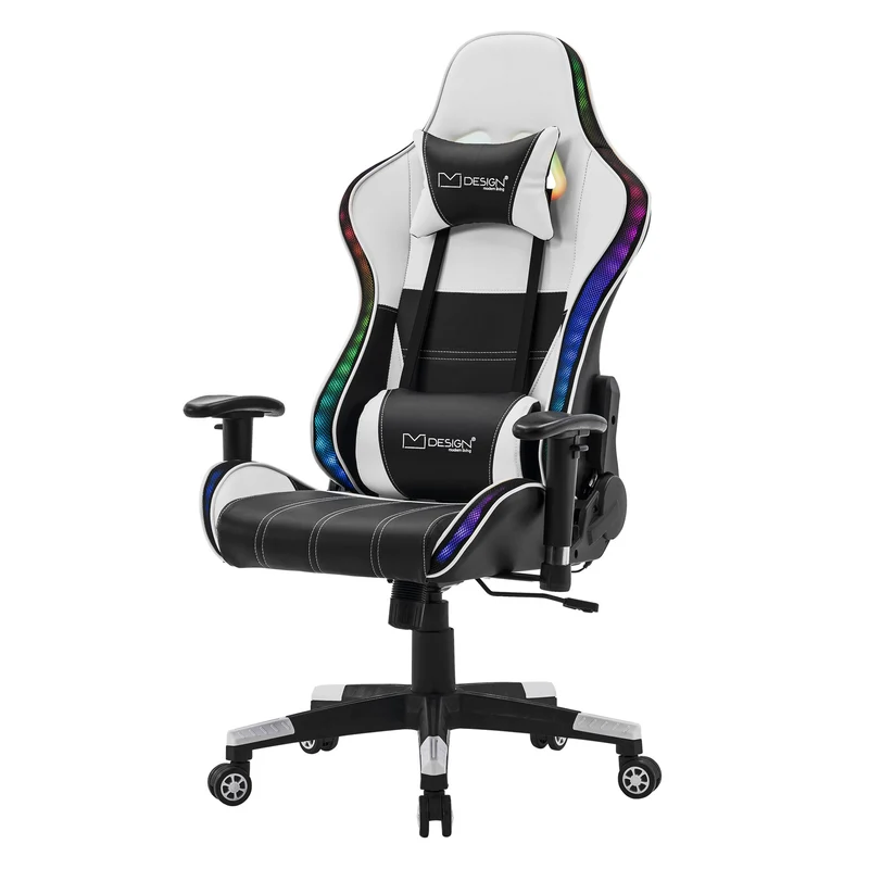 Gaming Stuhl PVC-Leder RGB