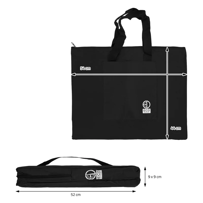 Premium Staffelei ausziehbar bis 156 cm mit Mal-Set 140 teilig