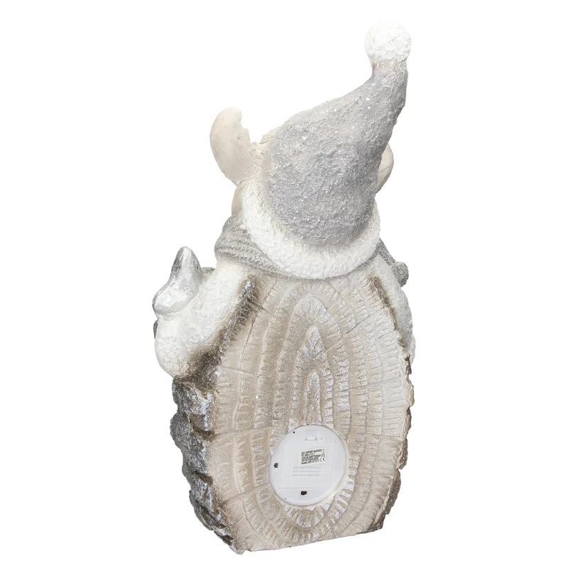 Rentier Figur mit LED Beleuchtung 53 cm aus Polyresin