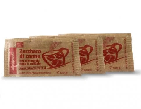 Kit 150 bustine di zucchero di canna