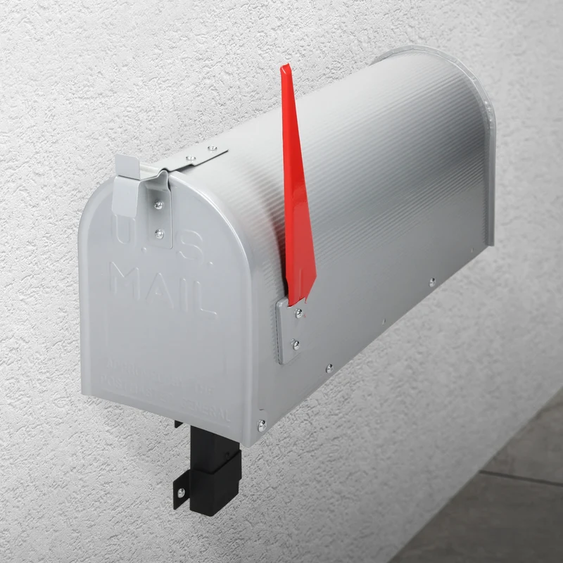 Wandhalterung Ständerhalterung für US Mailbox Schwarz aus Metall ML-Design