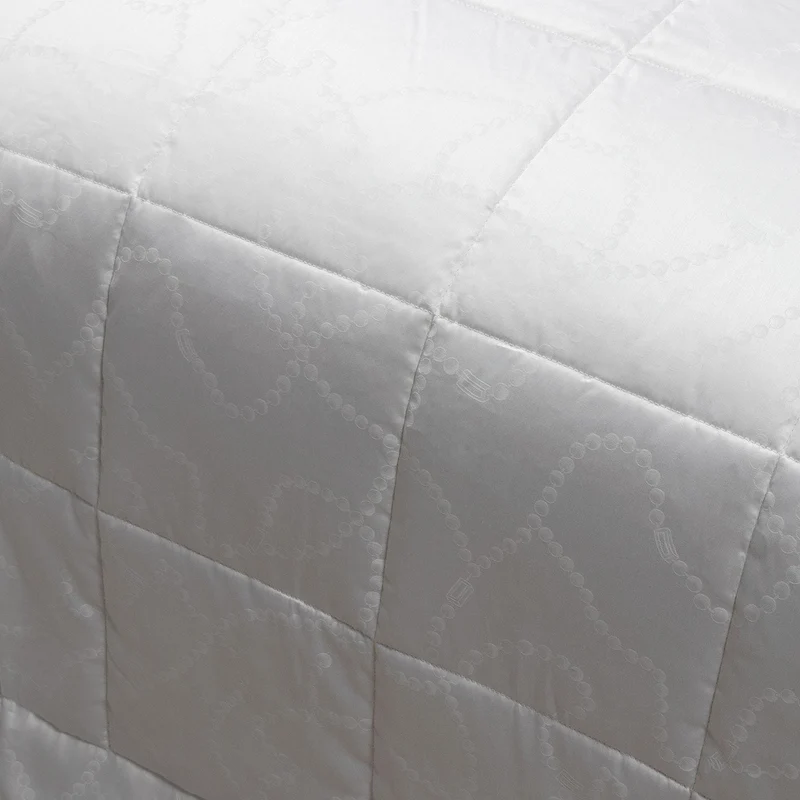Trapuntino Leggero in Raso di Puro Cotone 300TC Lavorazione Jacquard - Le Perle