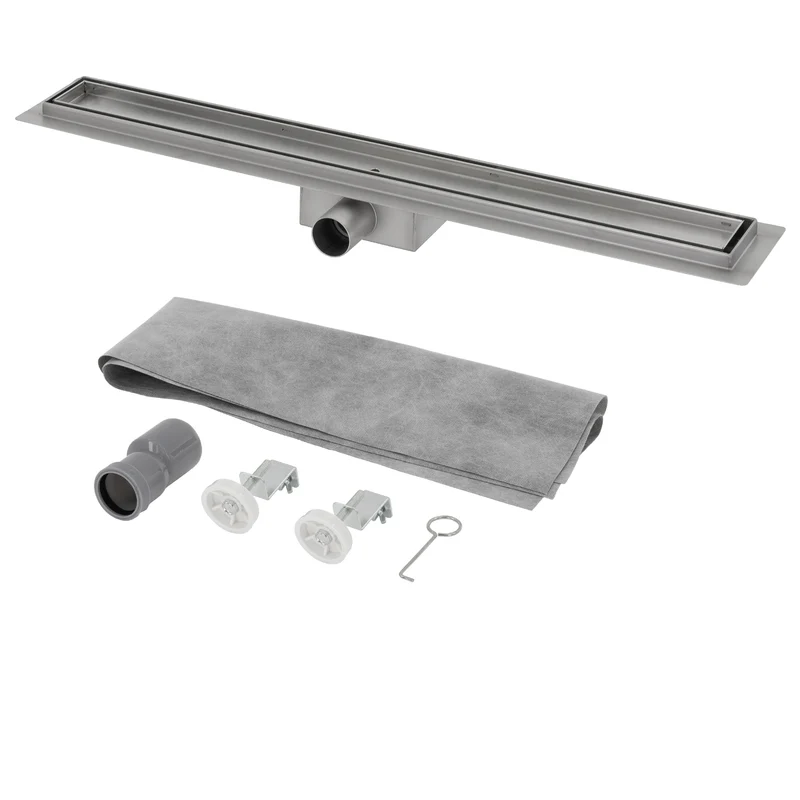 ML-Design Duschrinne befliesbar 80cm Silber aus Edelstahl