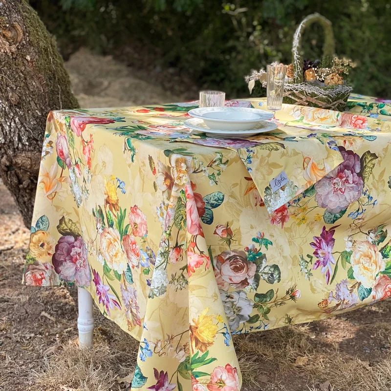 Tovaglia Antimacchia Fantasia Stampata - Mietta