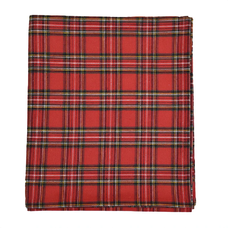 Tovaglia in Puro Cotone Fantasia Scozzese - Tartan