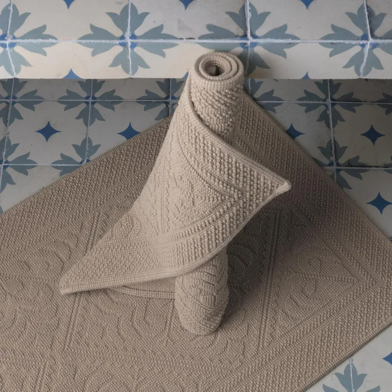 Tappeto in Puro Cotone con Motivo Jacquard - Enzo