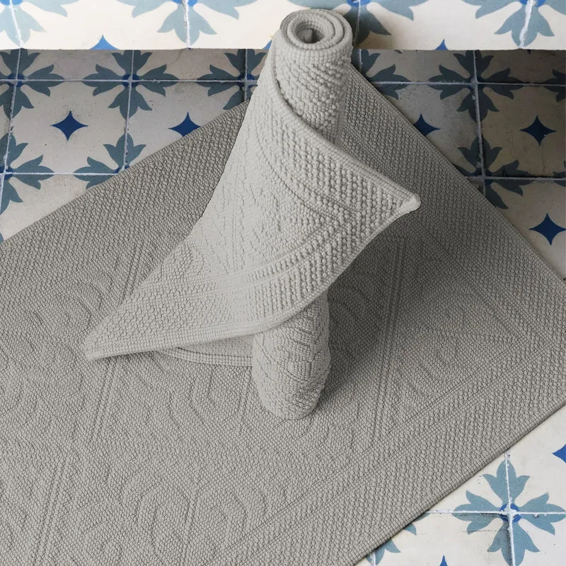 Tappeto in Puro Cotone con Motivo Jacquard - Enzo