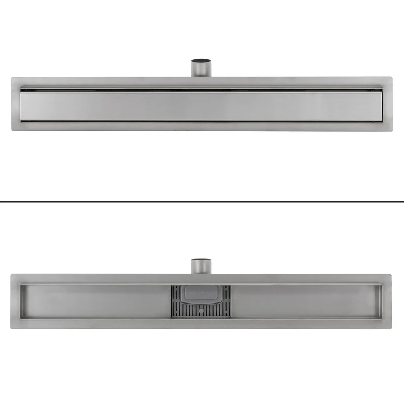 ML-Design Duschrinne geschlossen 70cm Silber aus Edelstahl