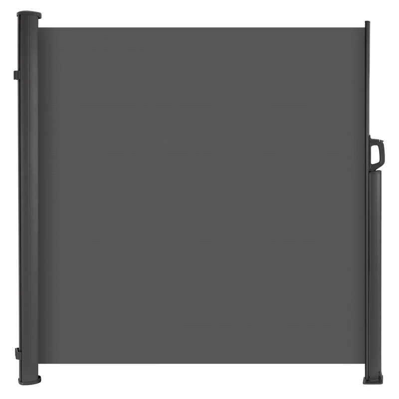 Seitenmarkise 160x300 cm Anthrazit aus Polyester