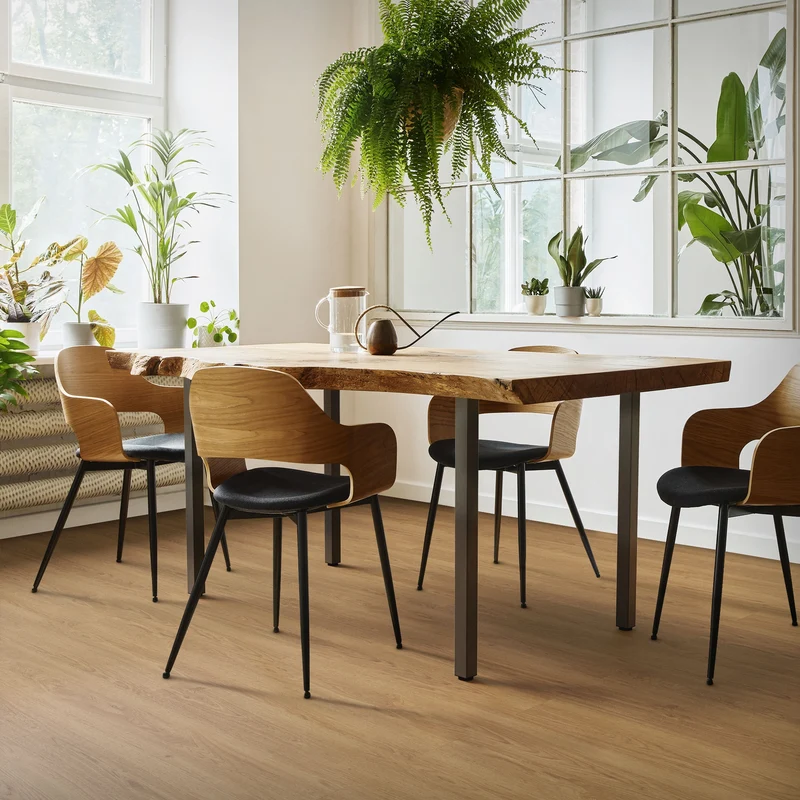 B-Ware 4er Set Möbelbeine 4er Set Tischbeine I-Design 72 cm Industrial Optik Stahl pulverbeschichtet Profil 4x4 cm Höhenverstellbare Möbelfüße 1-4cm