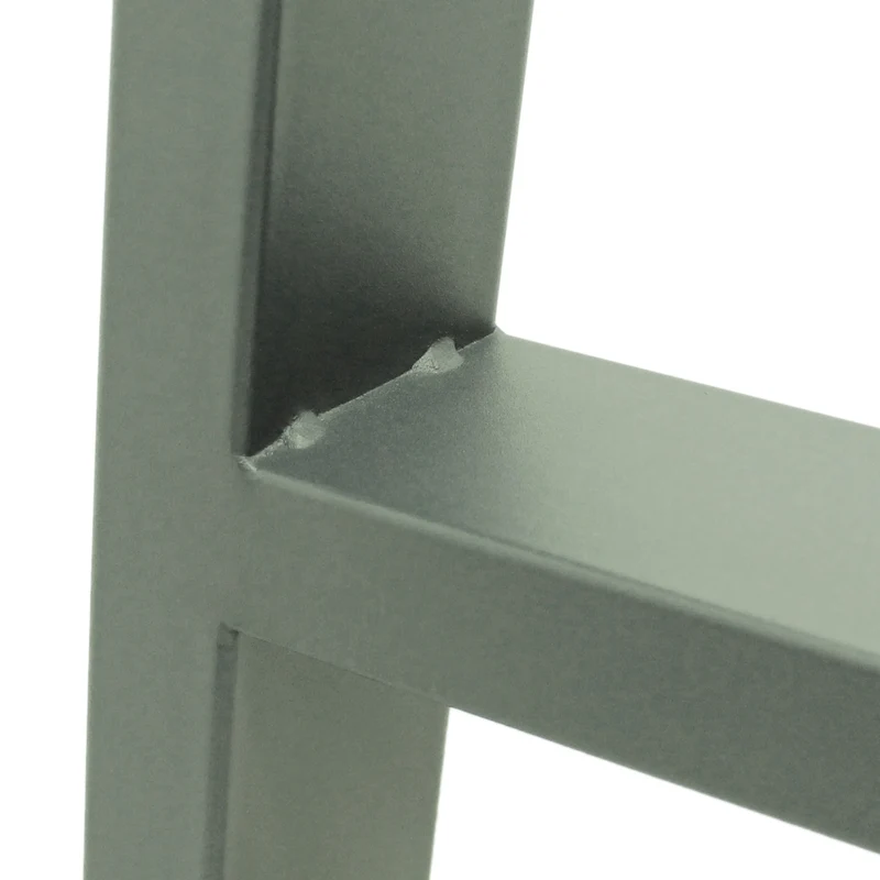 Tischbeine Tischgestell 2er Set A-Design 70 x 72 cm Steingrau aus Stahl ML-Design