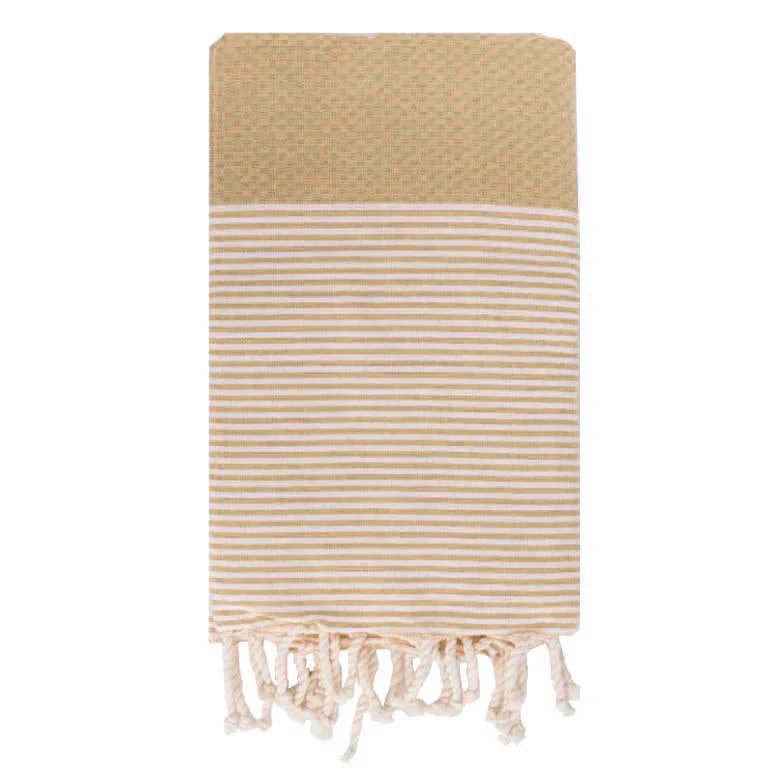 Telo Mare Fouta in Puro Cotone a Righe Strette - Tal