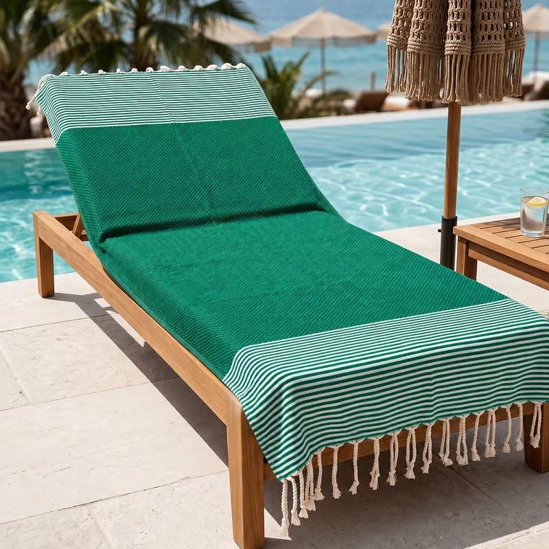 Telo Mare Fouta in Puro Cotone a Righe Strette - Tal