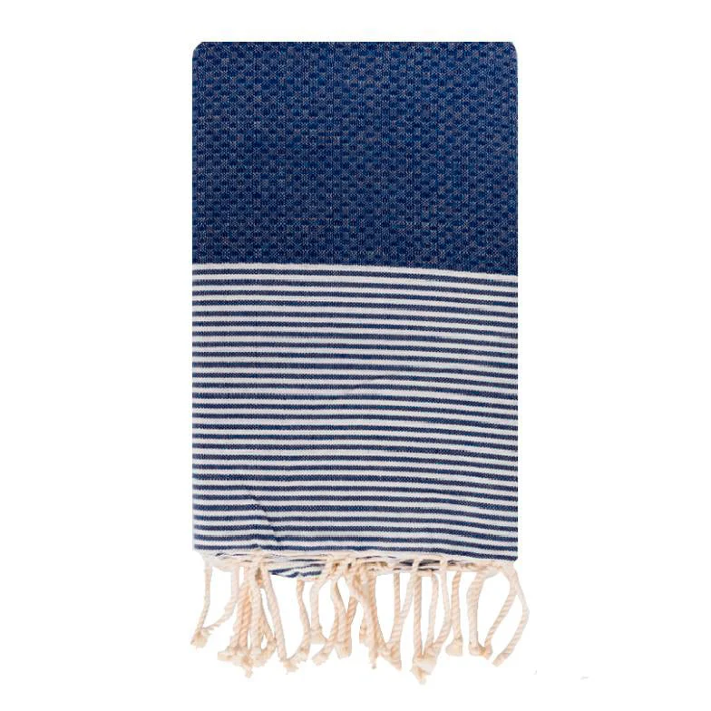 Telo Mare Fouta in Puro Cotone a Righe Strette - Tal