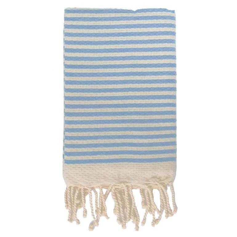 Telo Mare in Fouta di Puro Cotone a Righe Larghe - Alma