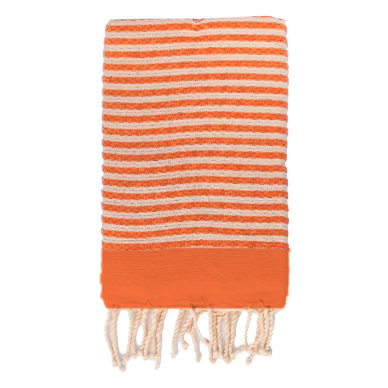 Telo Mare in Fouta di Puro Cotone a Righe Larghe - Alma