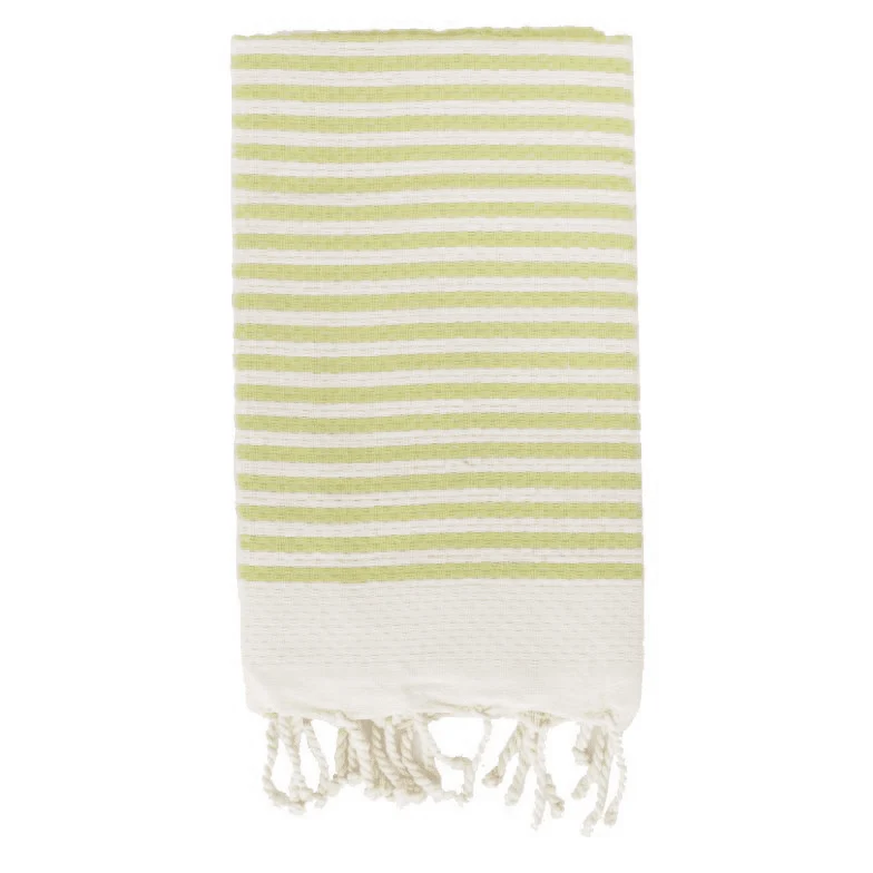 Telo Mare in Fouta di Puro Cotone a Righe Larghe - Alma