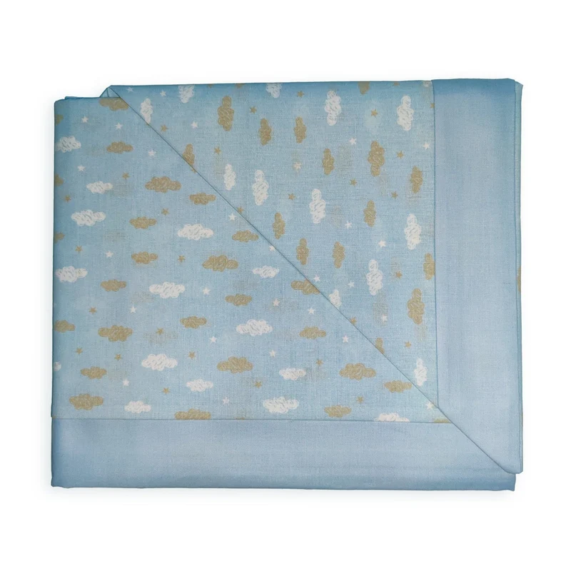Completo Lenzuoline in Puro Cotone con Fantasia Stampata - Puff