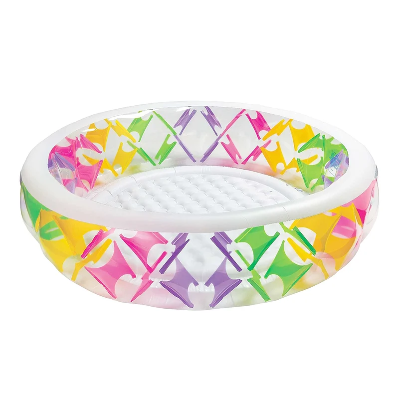 Aufblasbare Pool für Kinder Ø 229x56 cm Bunt aus PVC Intex