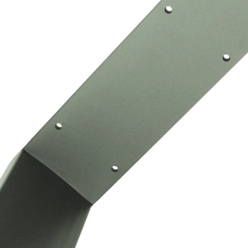 Tischbeine Tischgestell 2er Set U-Design 90 x 72 cm Steingrau aus Stahl ML-Design