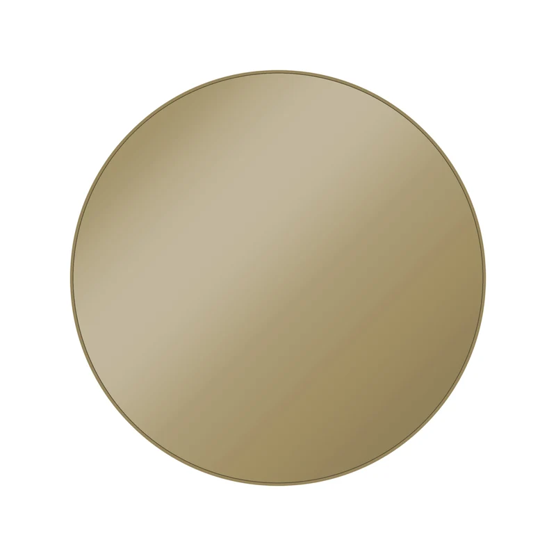 B-Ware Beistelltisch Ø 43x45 cm Altmessing aus Metall WOMO-Design