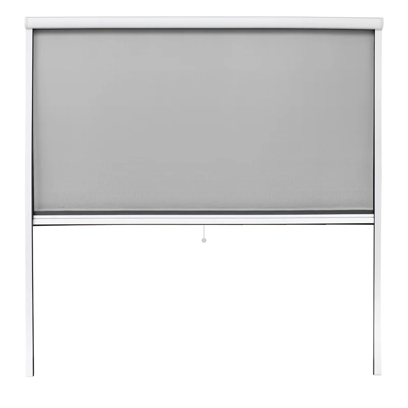 Insektenschutzrollo für Fenster 160x160 cm Weiß
