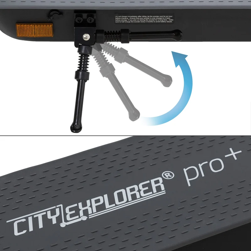 City Explorer Pro+ E-Scooter bis zu 40km Reichweite max 20km/h mit Straßenzulassung 350W 10 Ah