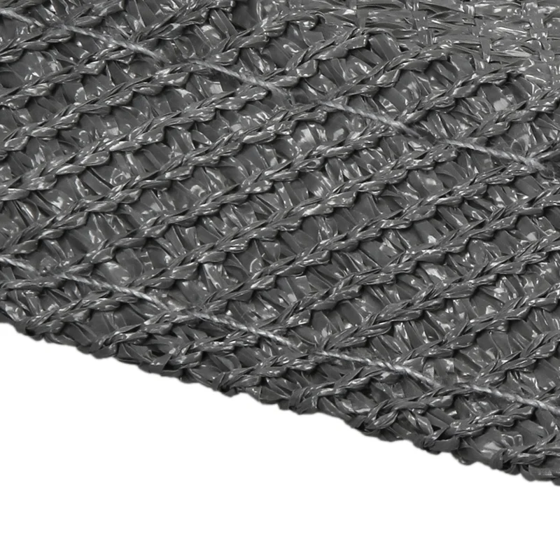 Sonnensegel dreieck 3,6x3,6x3,6 m Grau 100% HDPE mit UV Schutz inkl. Befestigungsseile