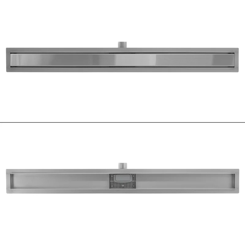 ML-Design Duschrinne geschlossen 100cm Silber aus Edelstahl