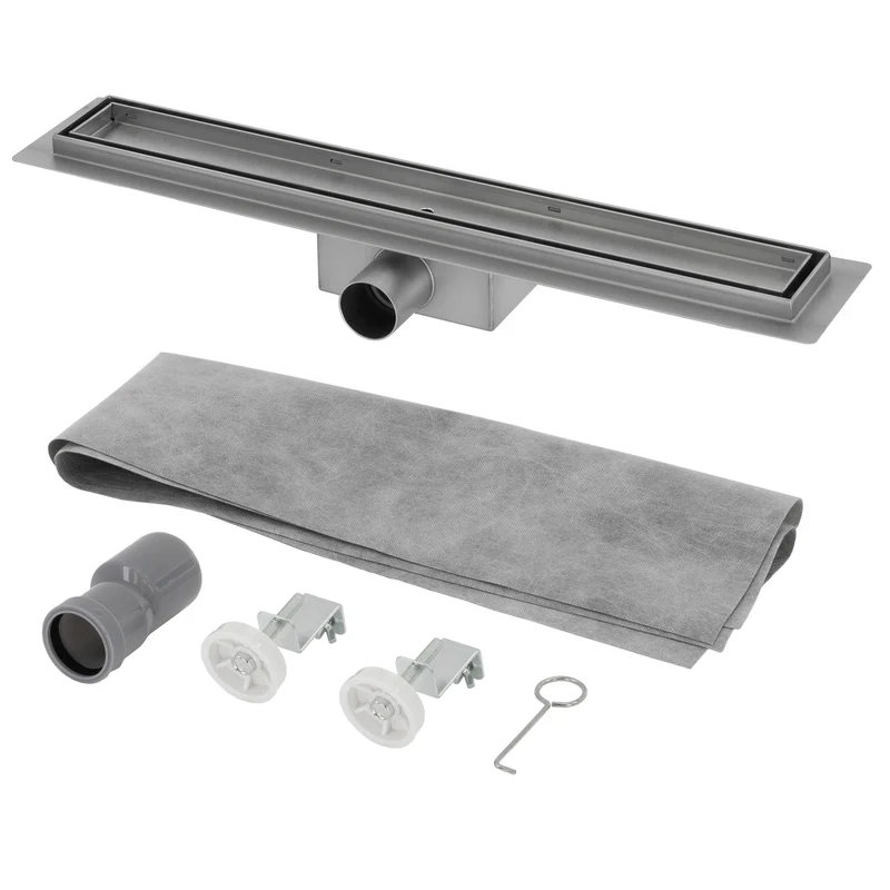 ML-Design Duschrinne befliesbar 60cm Silber aus Edelstahl