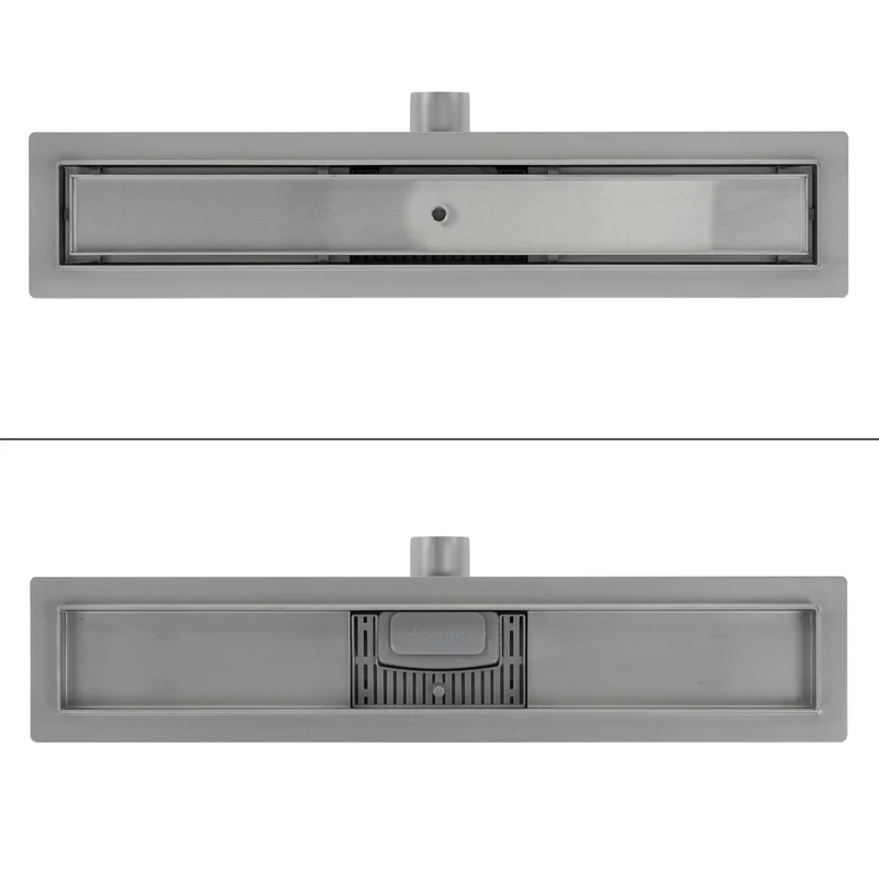ML-Design Duschrinne befliesbar 60cm Silber aus Edelstahl
