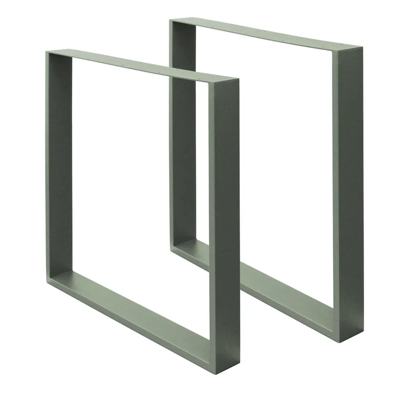 Tischbeine Tischgestell 2er Set U-Design aus Stahl ML-Design